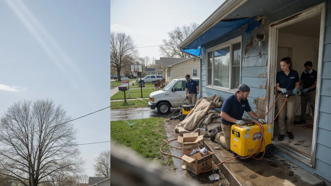 Basement Flood Cleanup in Sterling, KS near me
